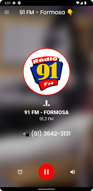 Rádio 91 FM Formosa - GO Screenshot 1