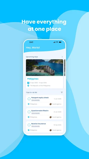 entravel: trip assistant Screenshot 1