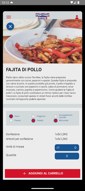 Fine Food Group Screenshot 0