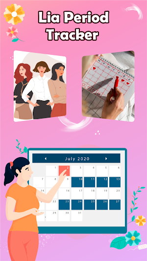 Lia Period Tracker & Pregnancy Screenshot 1