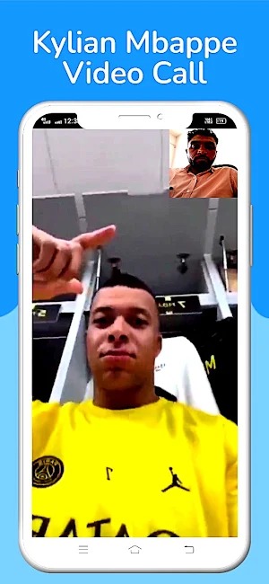 Kylian Mbappe Fake Video Call Screenshot 2