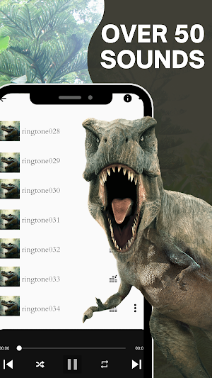 Dinosaurs ringtone screenshot 2