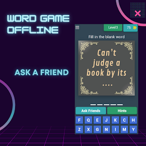 Blank Word Game Offline Screenshot 0