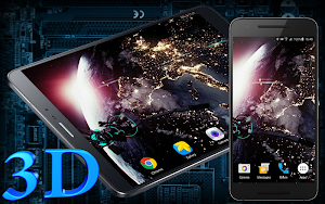 Satellite 3D Live Wallpaper Screenshot 0