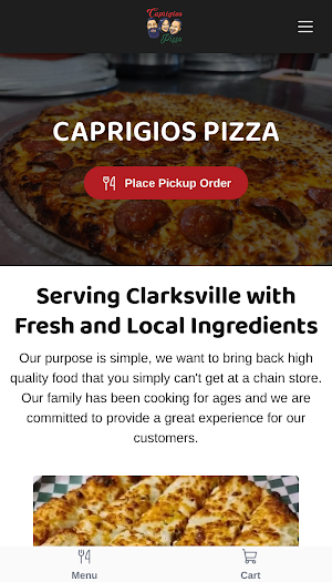 Caprigios Pizza Screenshot 0