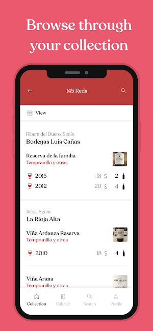 WineNest- Wine Cellar Tracker Screenshot 1