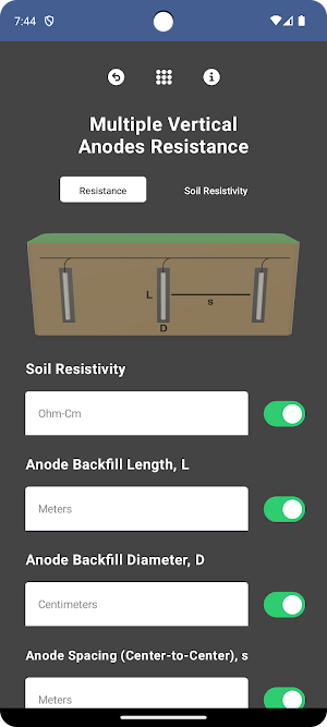 Cathodic Protection Calculator Screenshot 2