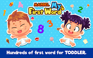 Marbel My First Word - Apps for Toddler and Baby Screenshot 0
