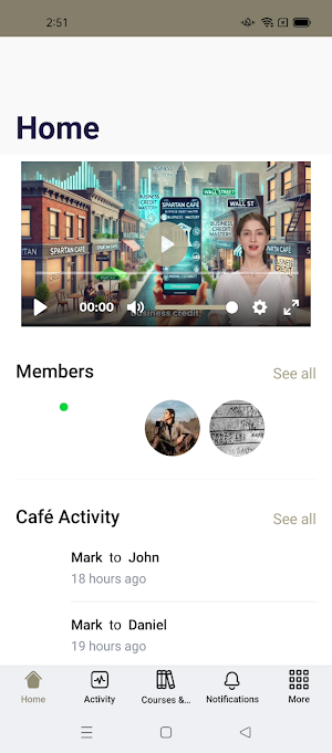 Spartan Café Screenshot 0