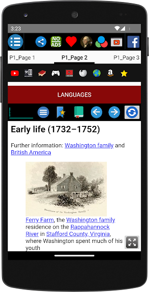 George Washington - Biography Screenshot 2