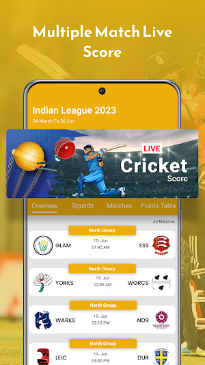 Fast Cricket Live Line Screenshot 0