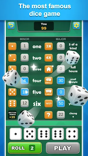 Yatzy 3D - Dice Game Online Screenshot 1