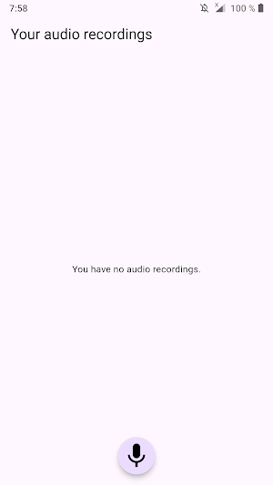 Simple recorder Screenshot 0