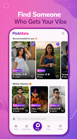 PickMate - Dating & Matrimony Screenshot 0