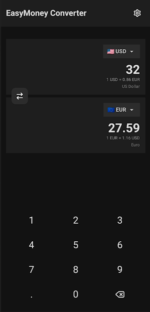 Easy Money Converter Screenshot 0