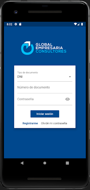GLOBAL EMPRESARIA APP Screenshot 1