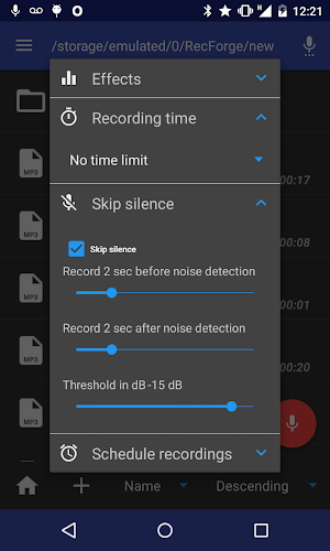 RecForge II - Audio Recorder Screenshot 2