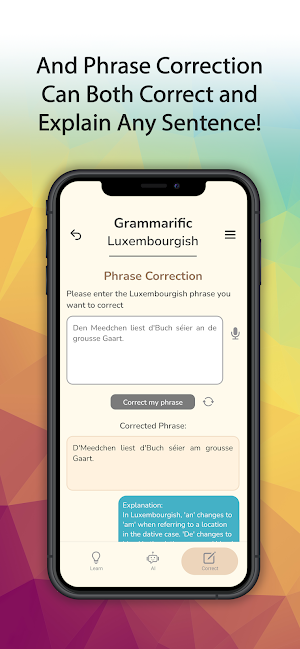 Grammarific: Luxembourgish Screenshot 0