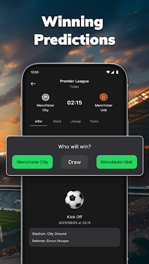 Amazic Football Live Score Screenshot 1