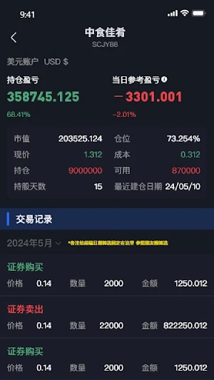 DCF exchange Screenshot 3