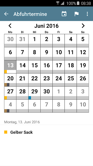 Abfall App Biberach Screenshot 3