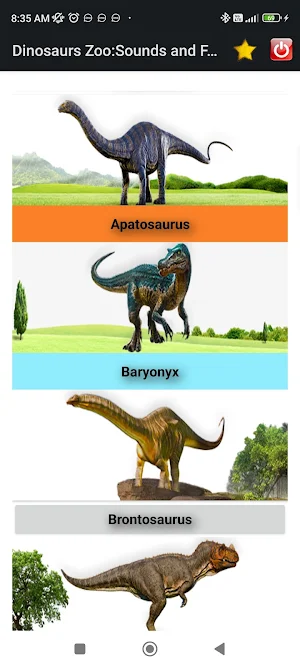 Dinosaurs Zoo:Sounds and Facts Screenshot 3