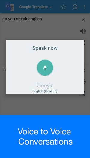 Speak to Voice Translator Screenshot 1