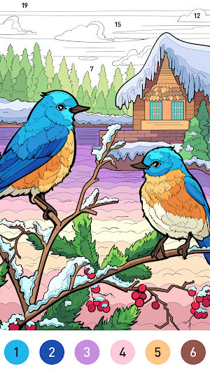 Vivid Color Paint By Number Screenshot 3