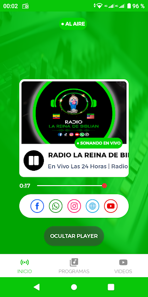 Radio La Reina de Biblian Screenshot 2