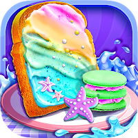 Mermaid Unicorn Cupcake Bakery Shop Cooking Game