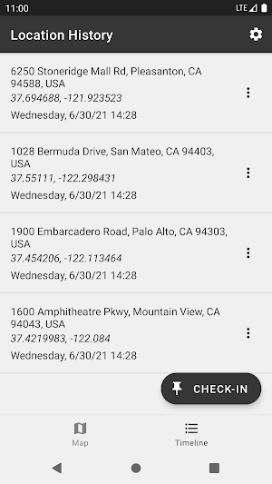 Location History - GPS history Screenshot 3