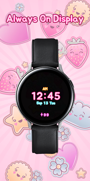Lovely Cute Jelly_Watchface Screenshot 2