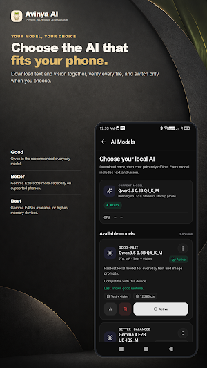 Avinya AI - Your Private AI Screenshot 3