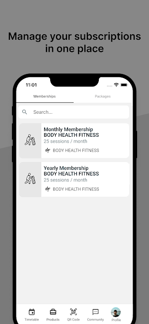 BODY HEALTH FITNESS Screenshot 3