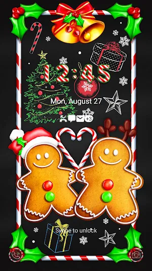 Christmas Doodle - Wallpaper Screenshot 1
