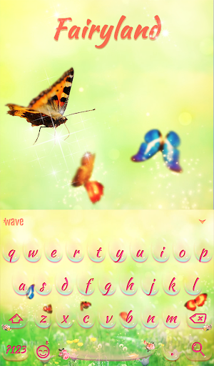 Fairyland Animated Keyboard + Live Wallpaper Screenshot 1