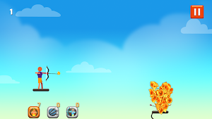 Stickman Bow hero: Stick Archers 3D Screenshot 2