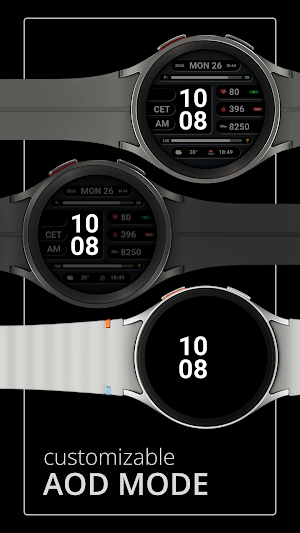 DADAM119: Digital Watch Face Screenshot 3