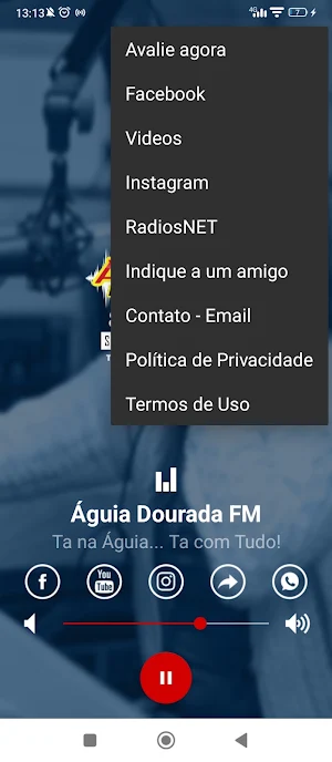 Águia Dourada FM Screenshot 2