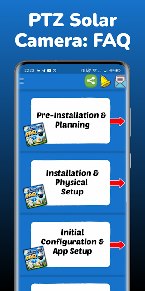 PTZ Solar Camera: FAQ Screenshot 2