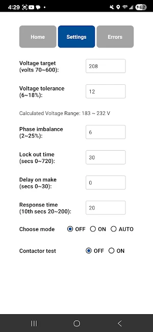 DTP-3 NFC setup tool Screenshot 3