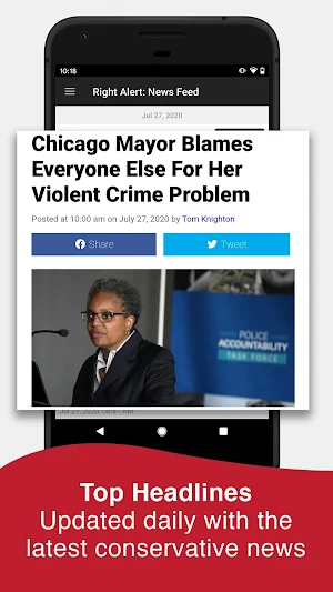 Right Alert: Conservative News and News Headlines Screenshot 0