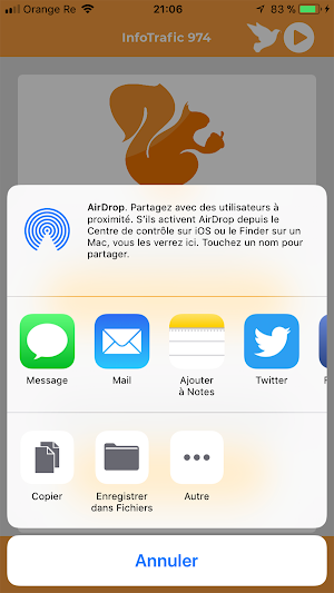 InfoTrafic 974 Screenshot 2