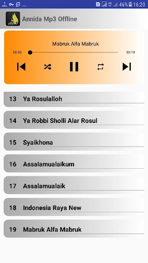 Annida Mp3 Offline Screenshot 1