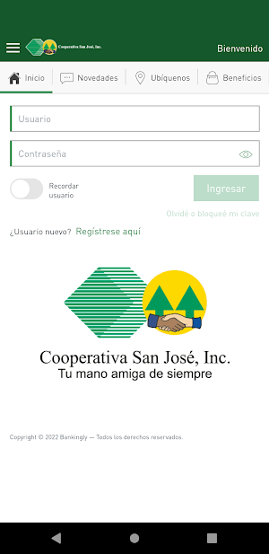 CoopSanjosé En Línea Screenshot 0