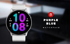 Purple Blue Watch Face Screenshot 0