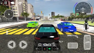 Traffic Car Driving Simulator Screenshot 1