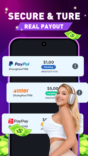 Cash Bubble: Earn Real Money Screenshot 1