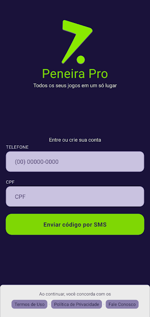 Peneira Pro Screenshot 0