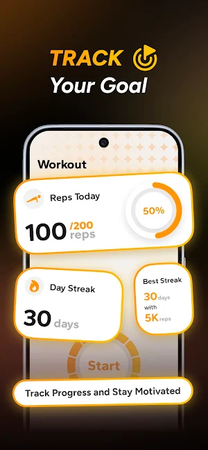 Push Up Counter Screenshot 2